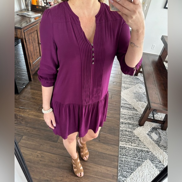Anthropology MAEVE Purple Dress Size Small - Picture 2 of 16